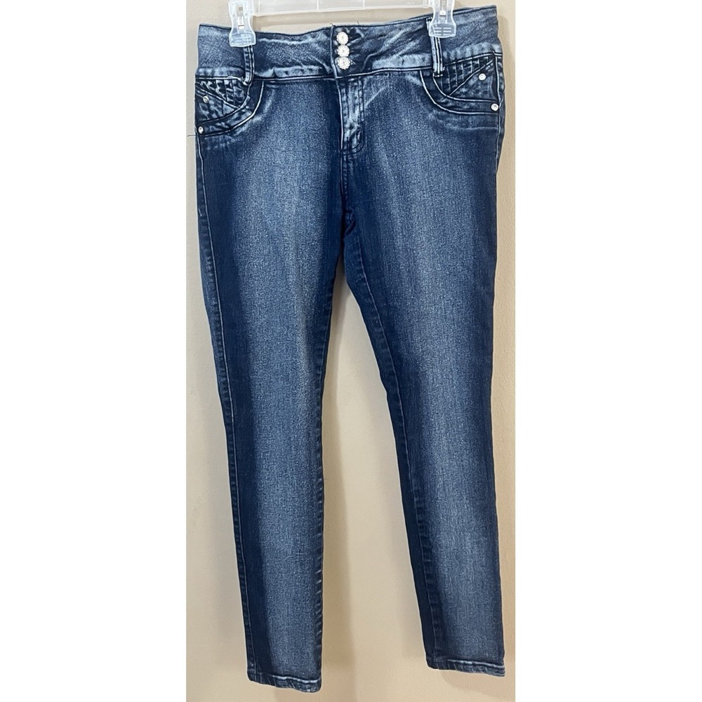 M.Michel Jeans Womens Size 15 W32 L29 Colombian Butt Lift Push Up Skinny Stretch